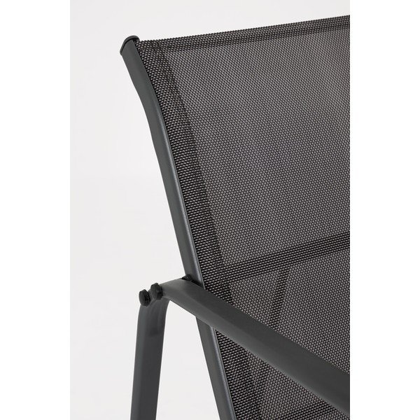 Antracitszürke acél négyszemélyes kerti lounge szett Gonzalo – Bizzotto-image-2