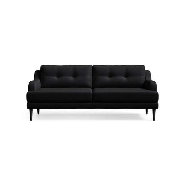 GABY fekete háromszemélyes kanapé - Marie Claire