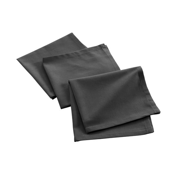 Textil szalvéta szett 3 db-os 40x40 cm Mistral – douceur d'intérieur