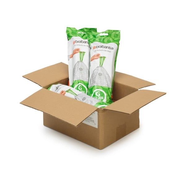 Szemeteszsák készlet 120 db-os 30 l PerfectFit G – Brabantia-image-1