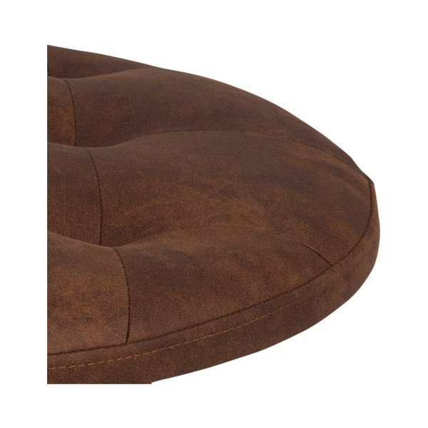 Retina konyakbarna műbőr puff, ⌀ 60 cm - Actona-image-2