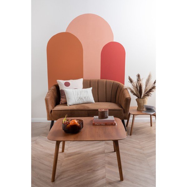 Sand Sunset barna-bézs pamut párna, 45 x 45 cm - PT LIVING-image-1