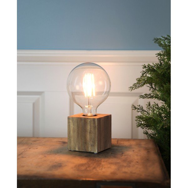 Barna lámpa állvány 9 cm Kub – Star Trading-image-3