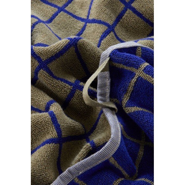 Zöld-kék pamut törölköző 50x70 cm Grid – Jotex-image-3