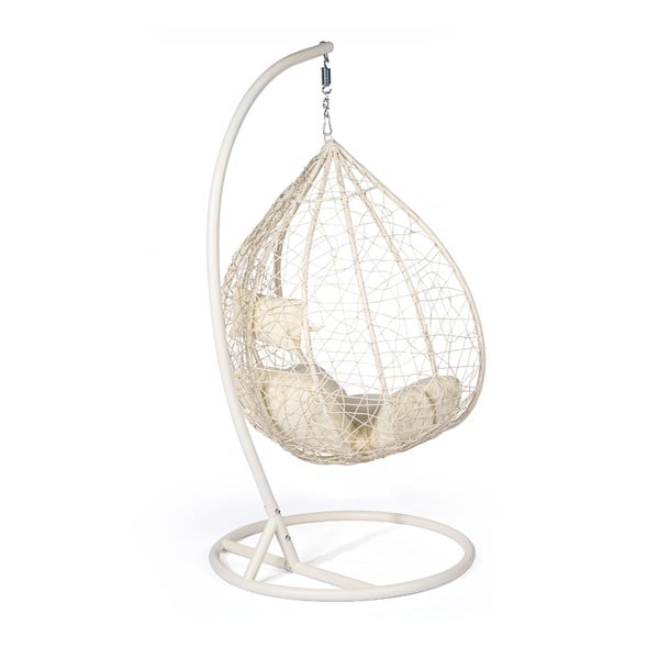 Noela krémfehér műrattan függőfotel - Bonami Selection-image-3