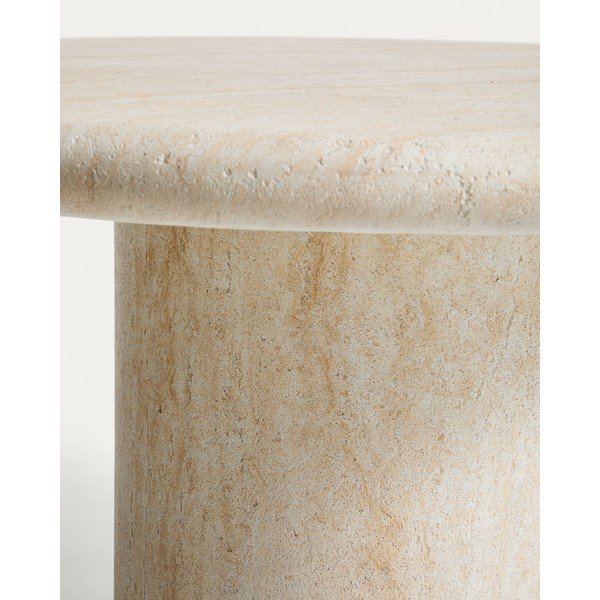 Beton kerek kerti étkezőasztal ø 122 cm Drasi – Kave Home-image-4