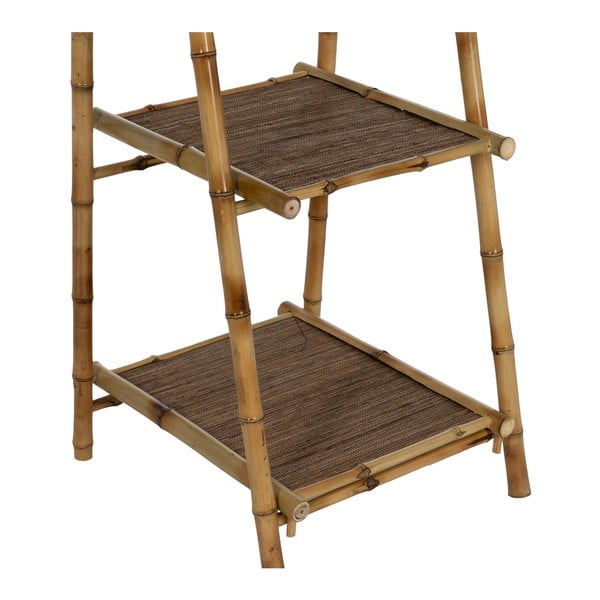 Natúr színű bambusz polcos állvány 48x152x50 cm Manali – Ixia-image-3