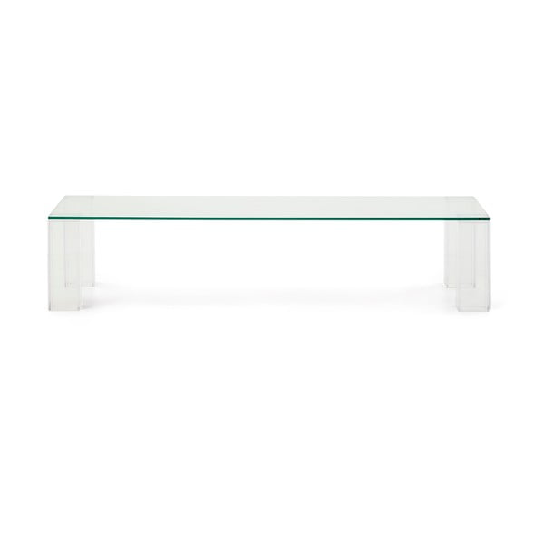 Üveg dohányzóasztal 60x140 cm Adularia – Kave Home-image-2