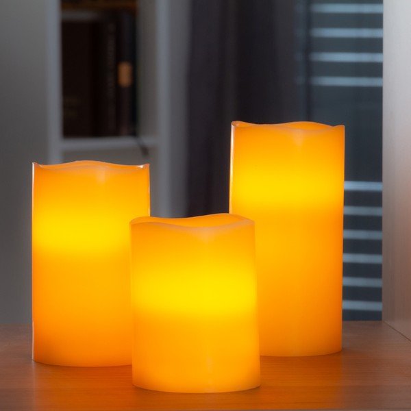 3 db-os LED gyertya szett - InnovaGoods-image-1