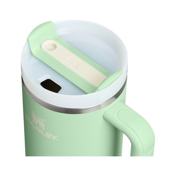 Zsályaszínű rozsdamentes acél termosz szívószállal 1,18 l Quencher H2.0 FlowState Tumbler Pistachio – Stanley-image-1