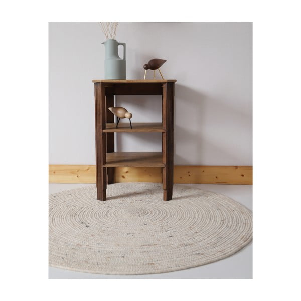 Krémszínű gyerek szőnyeg ø 140 cm Neethu Avoine – Nattiot-image-2