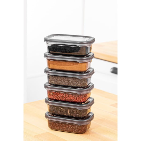 Élelmiszertartó doboz szett 6 db-os Fresco – Hermia-image-1