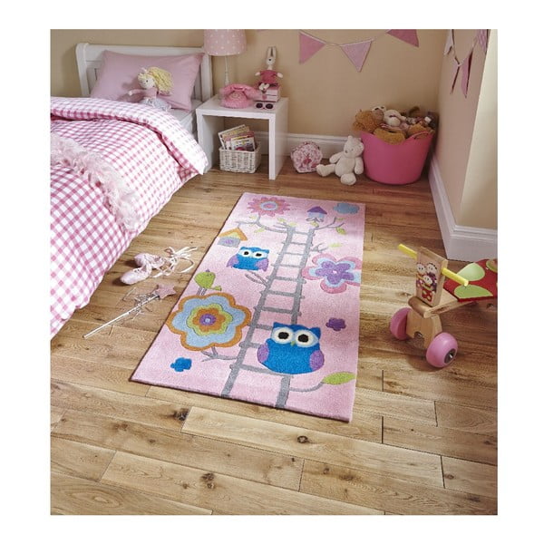 Hong Kong Kiddo Pinkie gyerekszőnyeg, 70 x 140 cm - Think Rugs-image-1