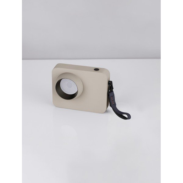 Bézs fém LED dimmelhető asztali lámpa (magasság 11 cm) Kedros – Nova Luce-image-3