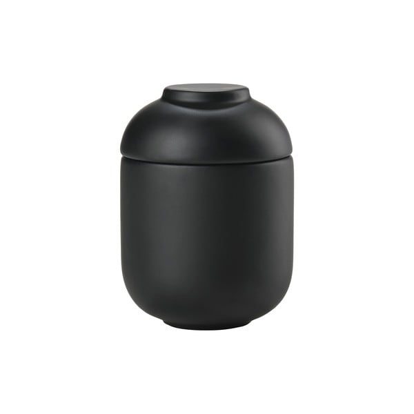 Fekete agyagkerámia fürdőszobai rendszerező vattakorongokhoz Sensu – Zone