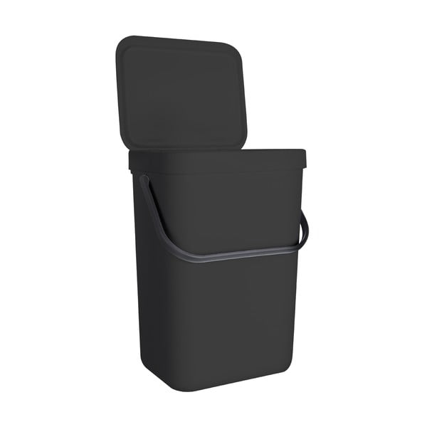 Fekete műanyag szemetes 10 l – Orion-image-2