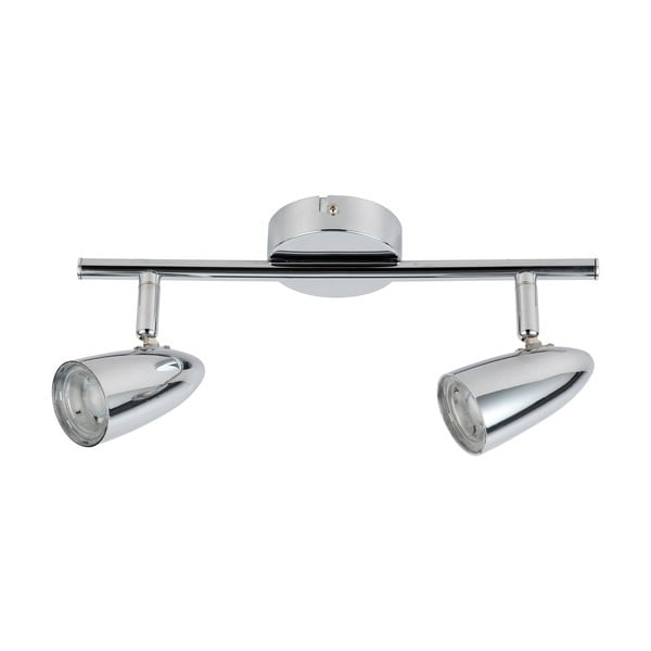 Ezüstszínű LED mennyezeti lámpa fém búrával 30x8 cm Liberty – Candellux Lighting-image-2