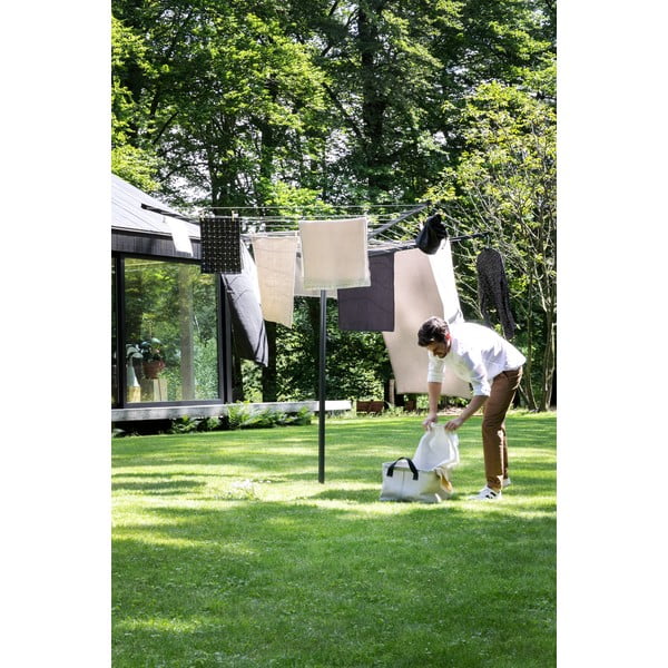 Antracitszürke kerti ruhaszárító 50 m Topspinner – Brabantia-image-3