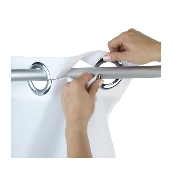 Dandelions fehér penészálló zuhanyfüggöny, 180 x 200 cm - Wenko-image-1