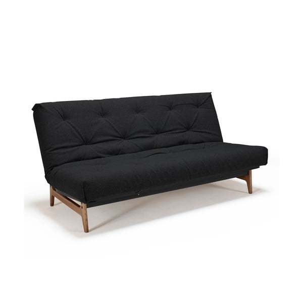 Aslak fekete kinyitható kanapé - Innovation