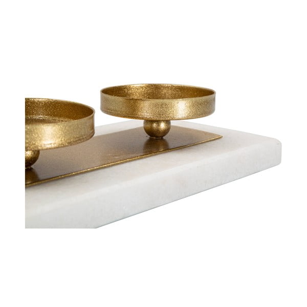 Aranyszínű-fehér gyertyatartó - Mauro Ferretti-image-3