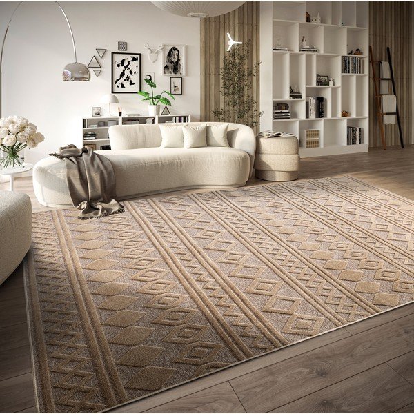 Bézs szőnyeg újrahasznosított szálakból 200x290 cm Catherine – Villeroy&Boch-image-1