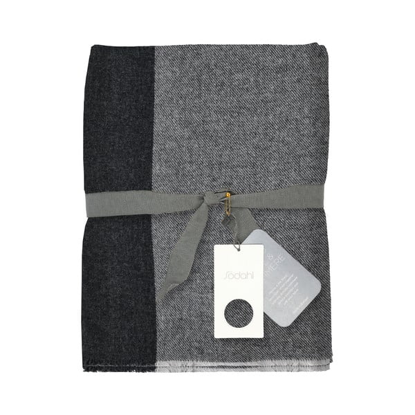 Szürke gyapjú takaró 130x200 cm Merino – Södahl-image-3