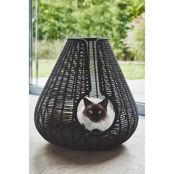 Antracitszürke fekhely macskáknak ø 56 cm Perla Anthracite – MiaCara-image-4