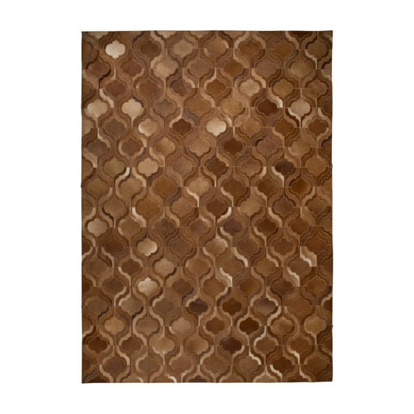 Bawang világosbarna kézzel készített szőnyeg,170 x 240 cm - Dutchbone