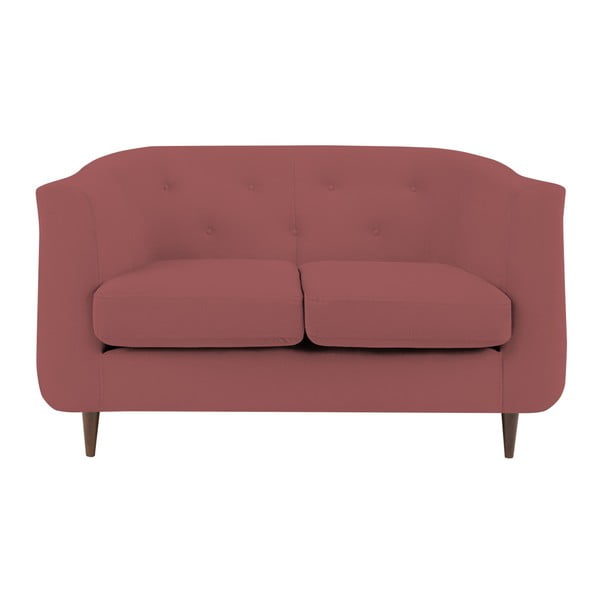 Love piros-rózsaszín kanapé, 125 cm - Kooko Home