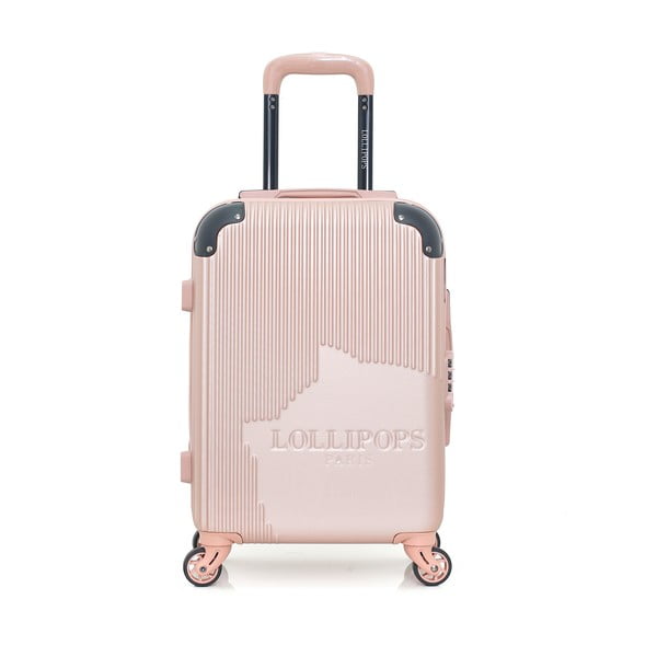 Libby rózsaszín gurulós bőrönd, 31 l - Lollipops