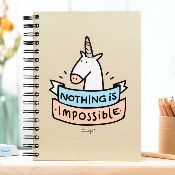 Nothing is Impossible jegyzetfüzet - Mr. Wonderful