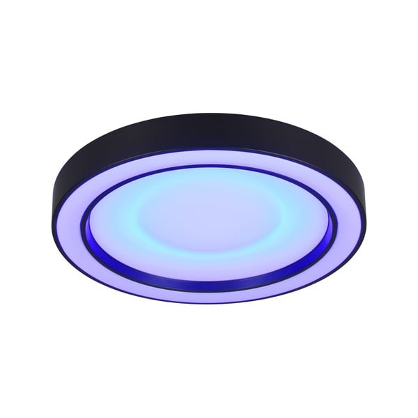 Fekete-fehér LED mennyezeti lámpa ø 40 cm Arco – Reality-image-4