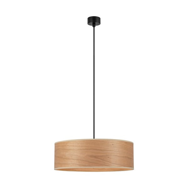 TSURI XL függőlámpa cseresznyefa furnérból, ø 45 cm - Sotto Luce-image-1