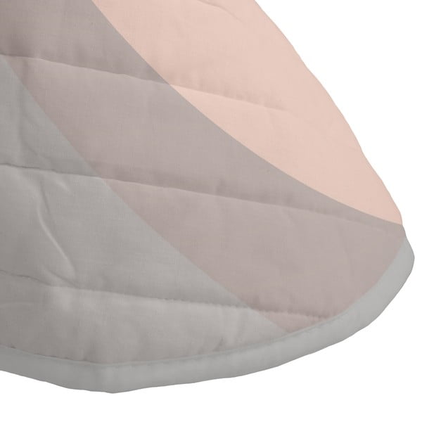 Rózsaszín-szürke pamut steppelt ágytakaró 180x260 cm Range – Blanc-image-3