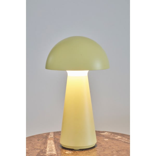 Sárga LED asztali lámpa távirányítóval (magasság 28 cm) Sam – Sirius-image-2