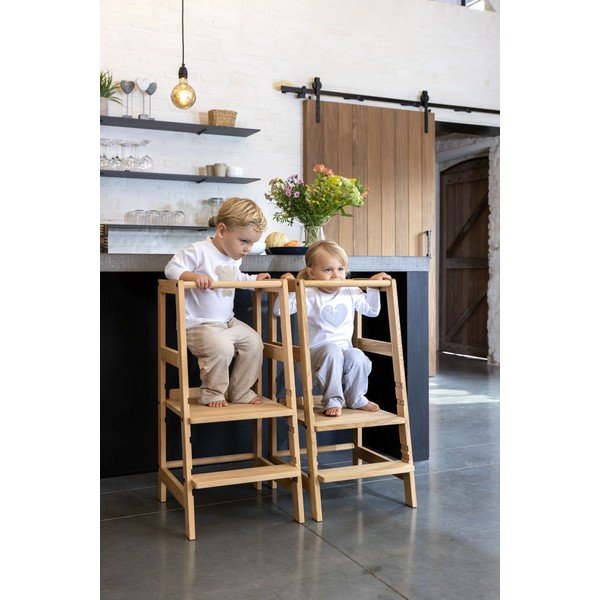 Natúr színű tölgyfa tanulótorony Forrest – Vipack-image-2