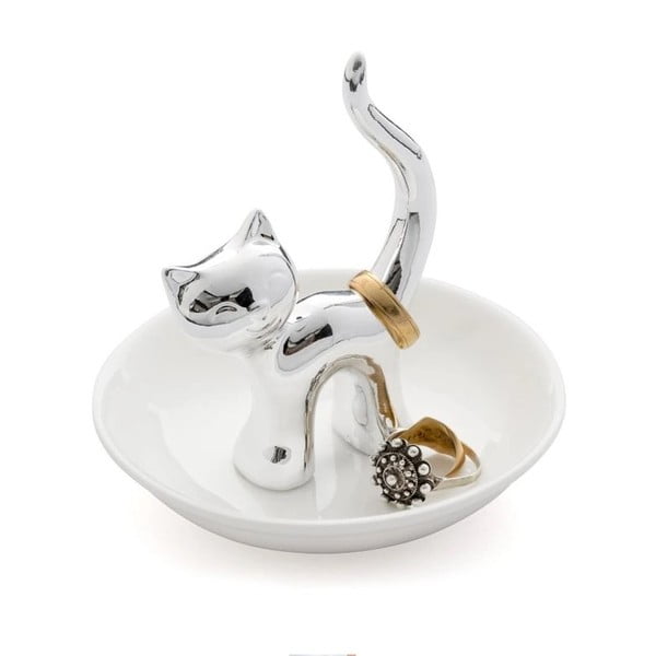 Porcelán ékszertartó állvány Cat – Balvi