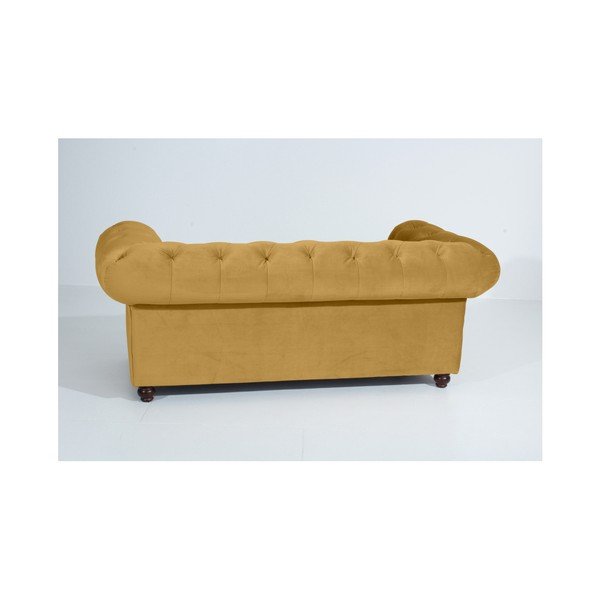 Orleans Velvet sárga kanapé, 196 cm - Max Winzer-image-2