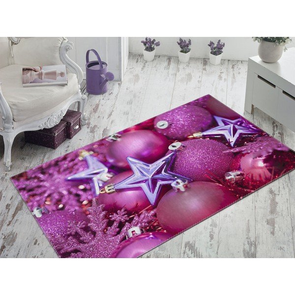 Christmas Period Purple Deco szőnyeg, 50 x 80 cm - Vitaus-image-1