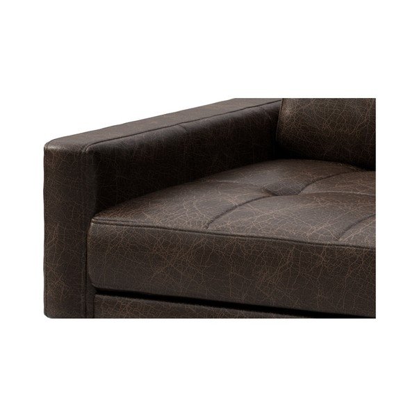 Musso Tufted sötétbarna bőrfotel - MESONICA-image-4
