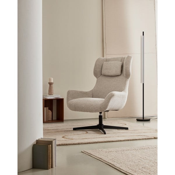 Bézs fotel Zalina – Kave Home-image-1