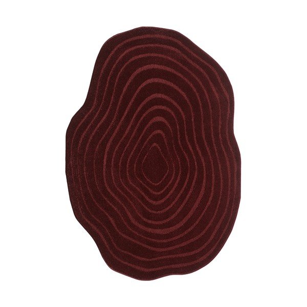 Borvörös szőnyeg 160x230 cm Pebble – ESTE