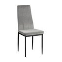 Szürke bársony étkezőszék szett 2 db-os Kelly – Støraa