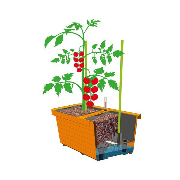 Berberis barna-szürke kétrészes önöntöző virágláda, hosszúság 78 cm - Plastia-image-3