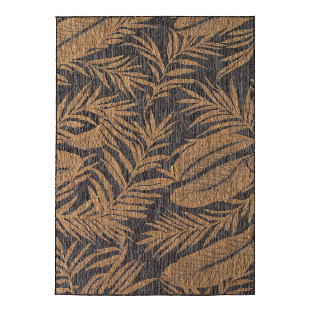 Fekete-barna kültéri-beltéri szőnyeg 240x340 cm Mira 1451 – Ayyildiz Carpets