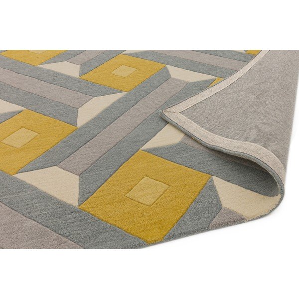 Motif szürke-sárga szőnyeg, 120 x 170 cm - Asiatic Carpets-image-1