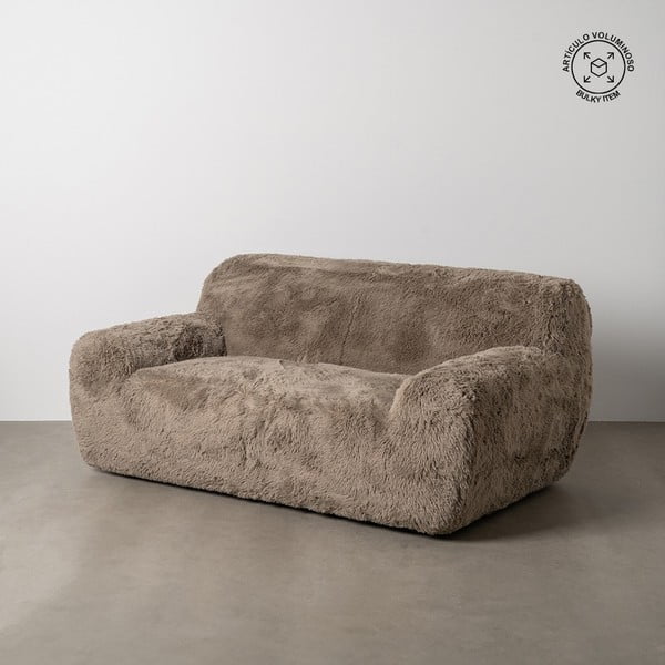 Barna kanapé 185 cm Teddy – Ixia-image-1