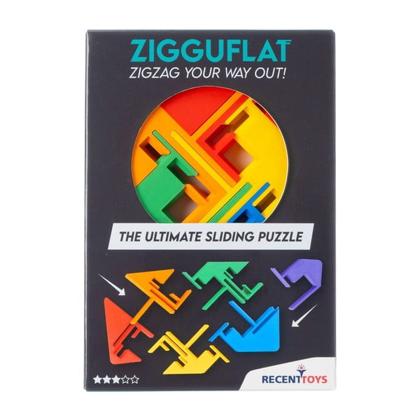 Logikai játék Zigguflat Puzzle – RecentToys