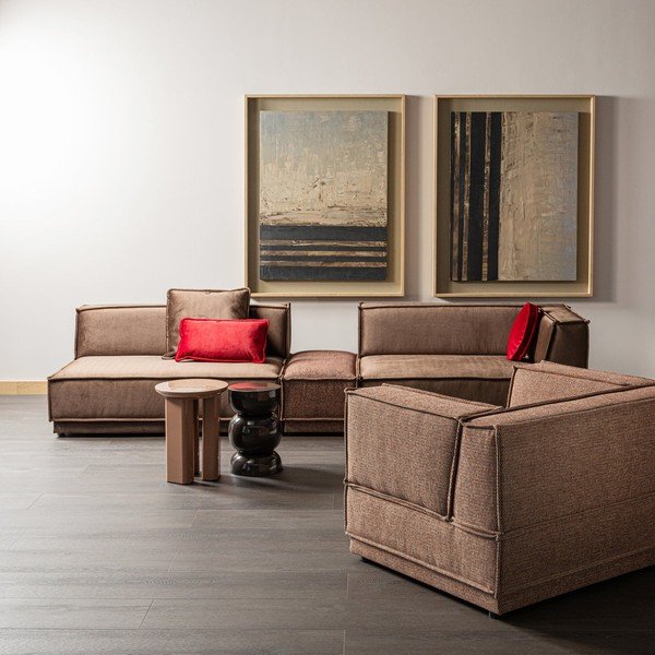 Fényes kerek tárolóasztal ø 40 cm Orivo – WOOOD-image-1